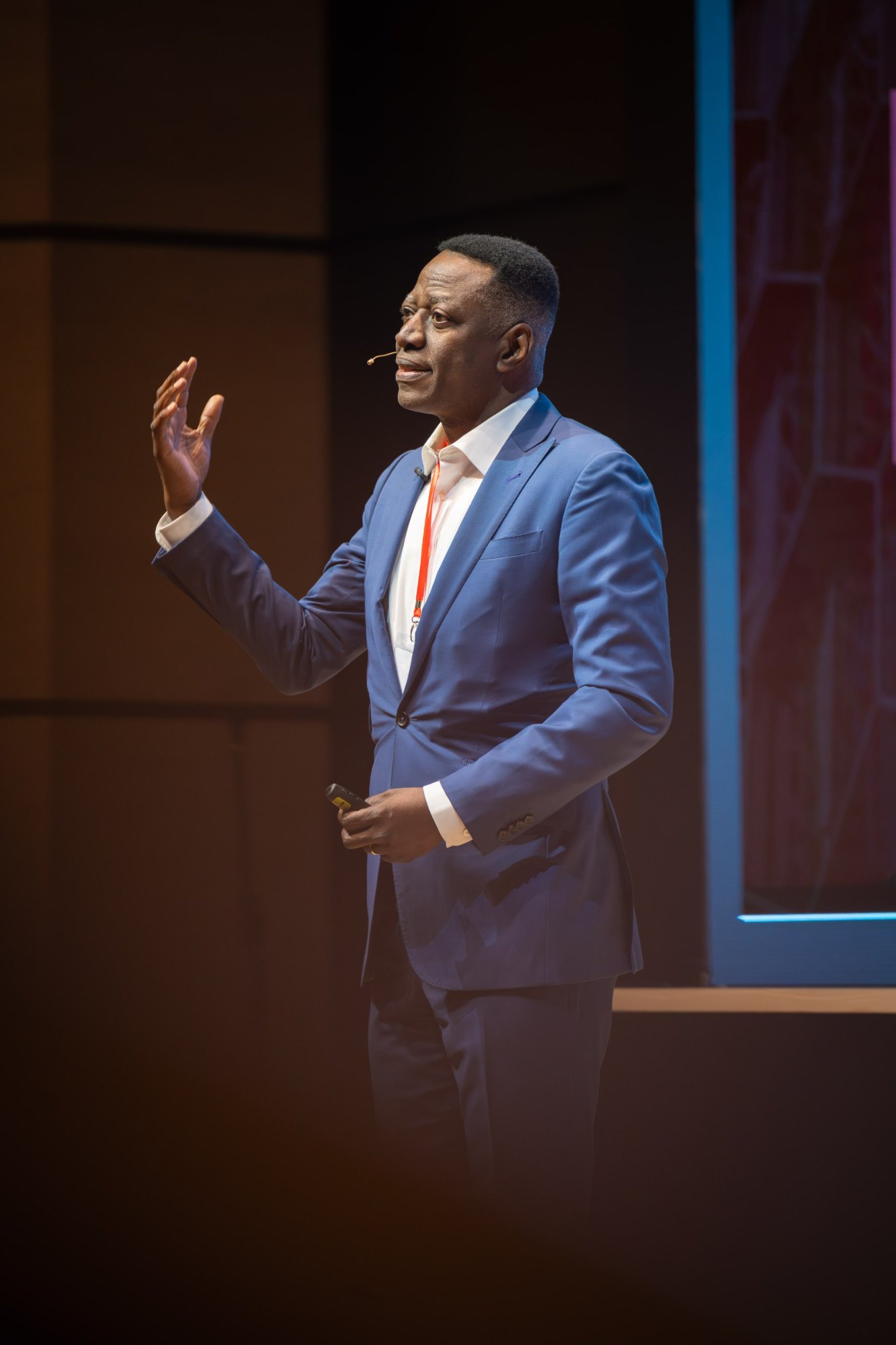 Dr. Sam Adeyemi delivering the keynote at TLC Australia 2026